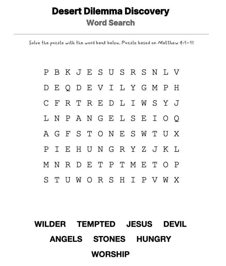 Spectacular Views word-search